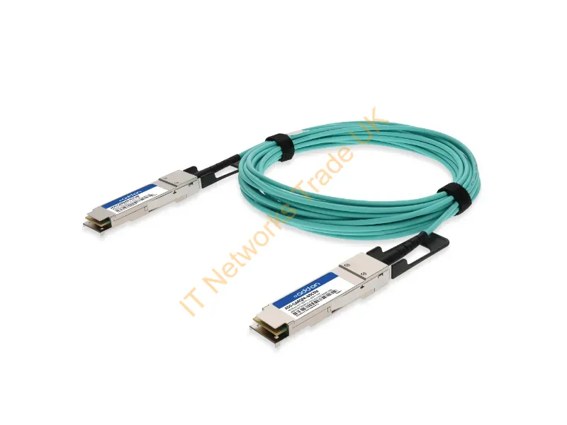 ADD-QARQPA-AOC3M - Addon Networks Add-Qarqpa-Aoc3M Infiniband/Fibre Optic Cable 118.1" (3 M) Qsfp+ Active Dac Aqua Color