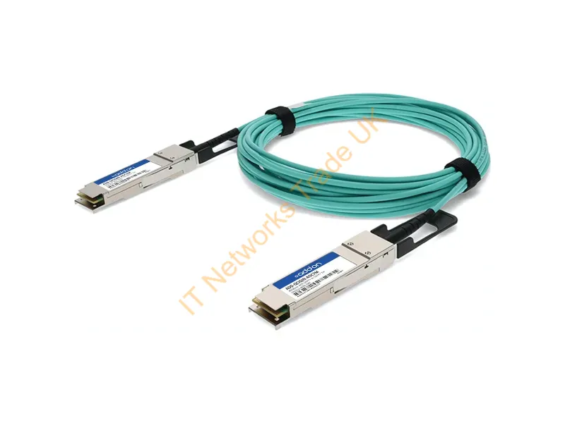 ADD-QCIQIN-AOC7M - Addon Networks Add-Qciqin-Aoc7M Infiniband/Fibre Optic Cable 275.6" (7 M) Qsfp+ Aqua Color