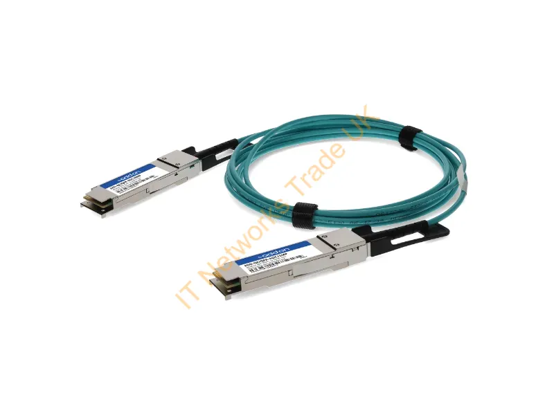 ADD-QCIQPA-AOC15MP - Addon Networks Add-Qciqpa-Aoc15Mp Infiniband/Fibre Optic Cable 590.6" (15 M) Qsfp+ Aoc Aqua Color
