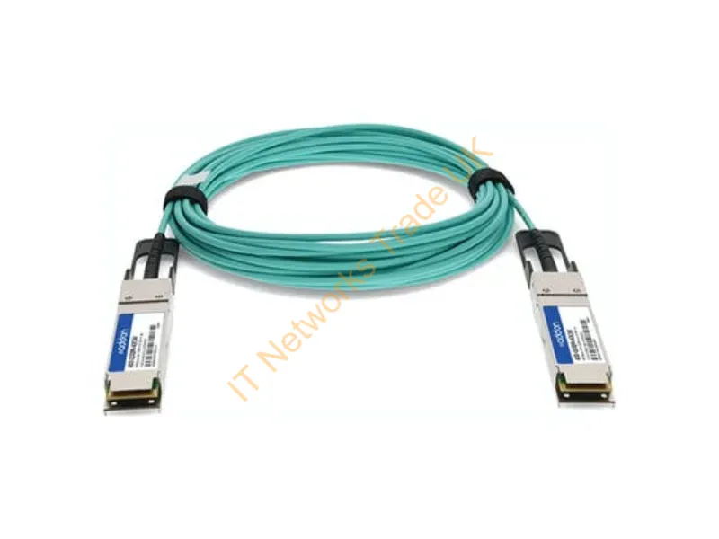 ADD-QCIQPA-AOC3M - Addon Networks Add-Qciqpa-Aoc3M Infiniband/Fibre Optic Cable 118.1" (3 M) Qsfp+ Aqua Color