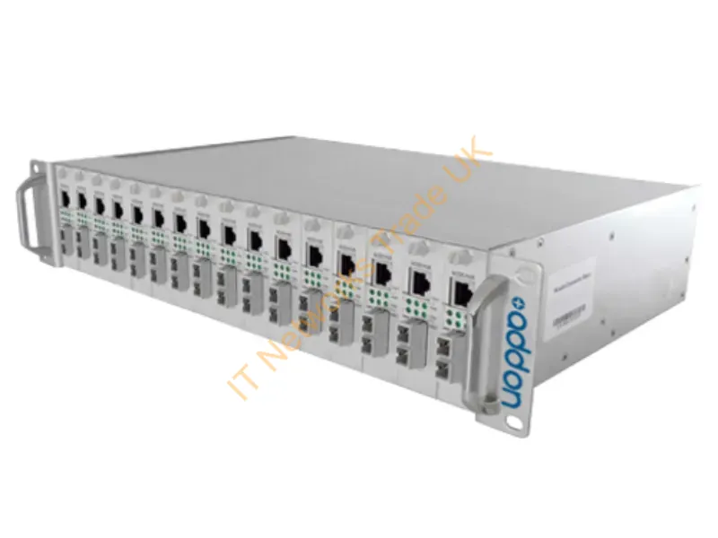ADD-RACK-16 - Addon Networks Add-Rack-16 Network Media Converter 1000 Mbit/S Multi-Mode, Single-Mode Gray