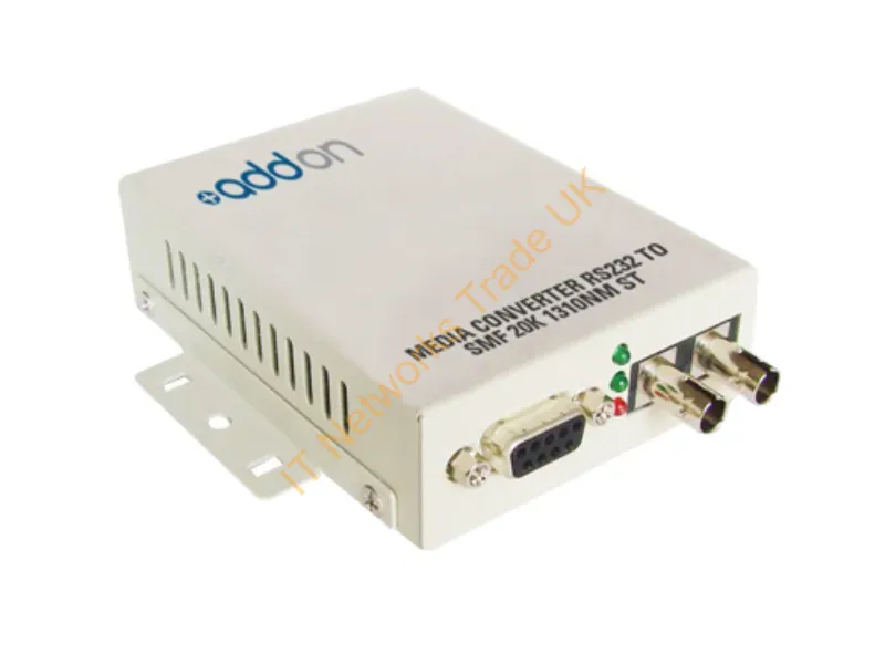 ADD-RS232-2ST - Addon Networks Add-Rs232-2St Serial Converter/Repeater/Isolator Rs-232 Fiber (St)
