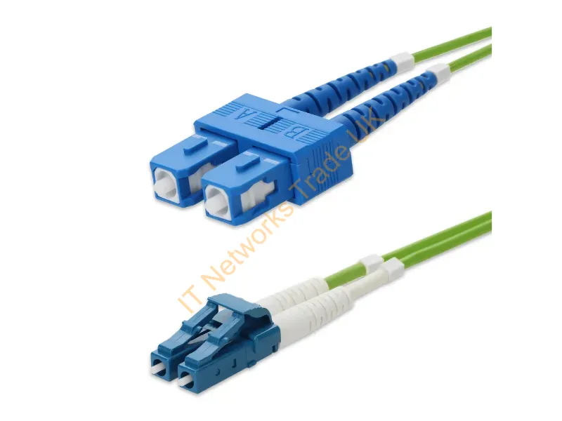 ADD-SC-LC-10M9SMFP-GN-TAA - Addon Networks Add-Sc-Lc-10M9Smfp-Gn-Taa Infiniband/Fibre Optic Cable 393.7" (10 M) Ofnr Green