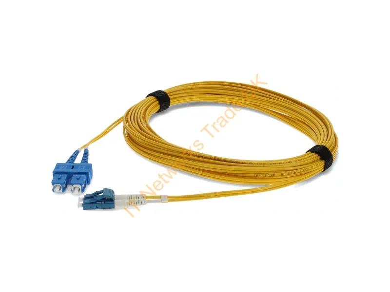ADD-SC-LC-10M9SMFP-YW-TAA - Addon Networks Add-Sc-Lc-10M9Smfp-Yw-Taa Fiber Optic Cable 393.7" (10 M) Ofnp Os2 Yellow