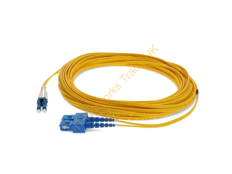 ADD-SC-LC-25M9SMF-TAA - Addon Networks Add-Sc-Lc-25M9Smf-Taa Fiber Optic Cable 984.3" (25 M) Ofnr Os2 Yellow