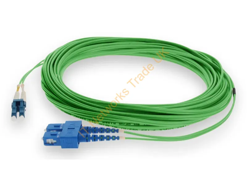 ADD-SC-LC-30M9SMF-GN-TAA - Addon Networks Add-Sc-Lc-30M9Smf-Gn-Taa Infiniband/Fibre Optic Cable 1181.1" (30 M) Ofnr Blue, Green