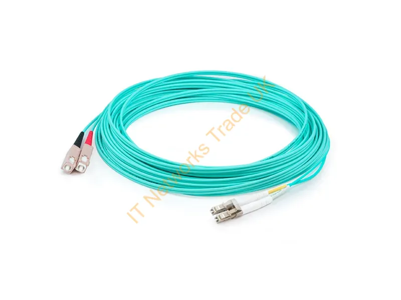 ADD-SC-LC-45M5OM4P - Addon Networks Add-Sc-Lc-45M5Om4P Infiniband/Fibre Optic Cable 1771.7" (45 M) Lomm Aqua Color