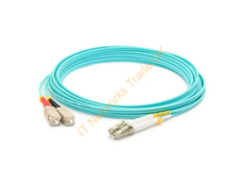 ADD-SC-LC-5M5OM4-TAA - Addon Networks 5M Lc/Sc Infiniband/Fibre Optic Cable 196.9" (5 M) Turquoise