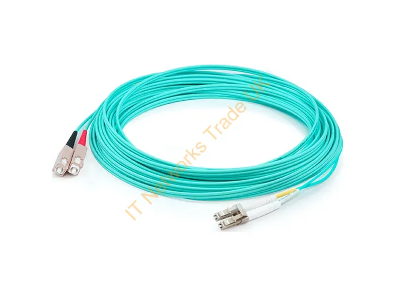 ADD-SC-LC-65M5OM4P - Addon Networks Add-Sc-Lc-65M5Om4P Infiniband/Fibre Optic Cable 2559.1" (65 M) Lomm Aqua Color