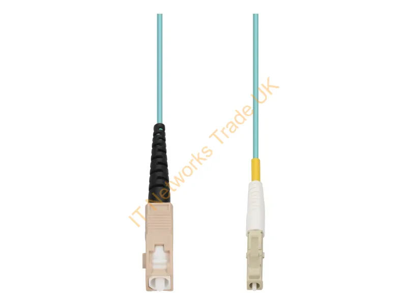 ADD-SC-LC-85MS5OM4 - Addon Networks Add-Sc-Lc-85Ms5Om4 Infiniband/Fibre Optic Cable 3346.5" (85 M) Ofnr Aqua Color, Beige