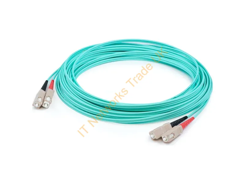 ADD-SC-SC-30M5OM4P - Addon Networks Add-Sc-Sc-30M5Om4P Infiniband/Fibre Optic Cable 1181.1" (30 M) Lomm Aqua Color