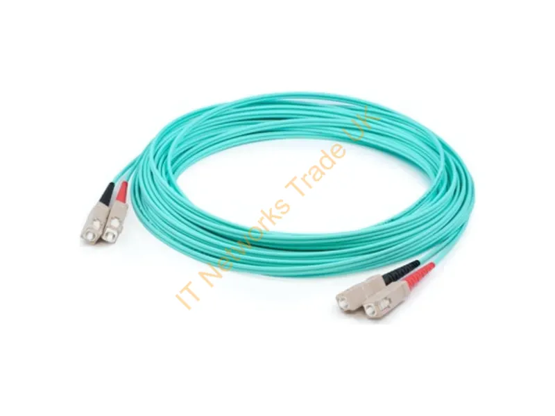 ADD-SC-SC-90M5OM4 - Addon Networks Add-Sc-Sc-90M5Om4 Infiniband/Fibre Optic Cable 3543.3" (90 M) Cmr Aqua Color