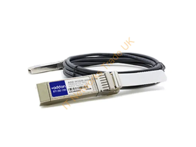 ADD-SCISIN-ADAC15M - Addon Networks Add-Scisin-Adac15M Infiniband/Fibre Optic Cable 590.6" (15 M) Sfp+ Black