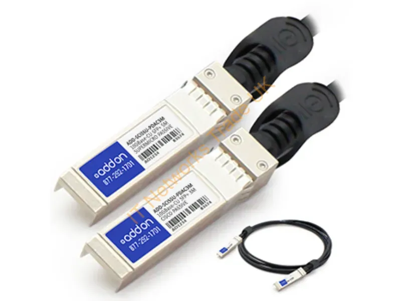 ADD-SCISSU-PDAC3M - Addon Networks 3M, Sfp+ Infiniband/Fibre Optic Cable 118.1" (3 M) Sfp+ Black