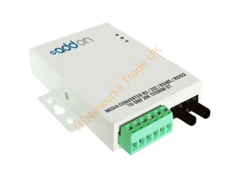 ADD-SERIAL-2ST - Addon Networks Add-Serial-2St Serial Converter/Repeater/Isolator Rs-232/422/485 Fiber (St)