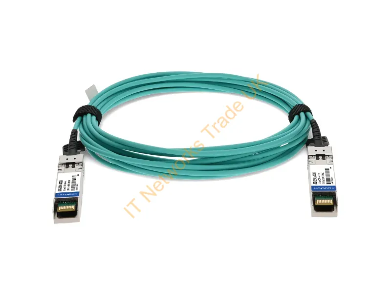 ADD-SEXSMU-AOC5M - Addon Networks Add-Sexsmu-Aoc5M Infiniband/Fibre Optic Cable 196.9" (5 M) Sfp+ Aoc Aqua Color