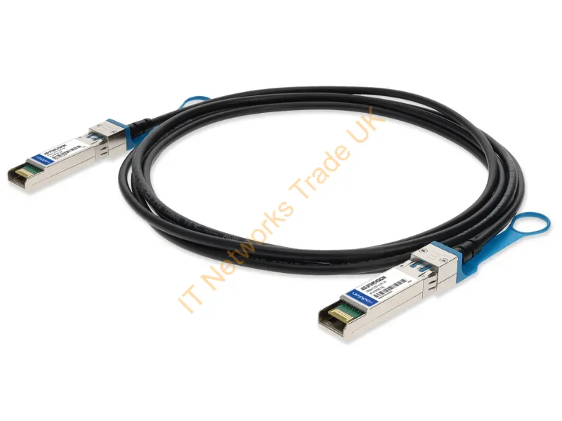 ADD-SFTSHPD-PDAC3M - Addon Networks Add-Sftshpd-Pdac3M Infiniband/Fibre Optic Cable 118.1" (3 M) Sfp+ Dac Black, Stainless Steel