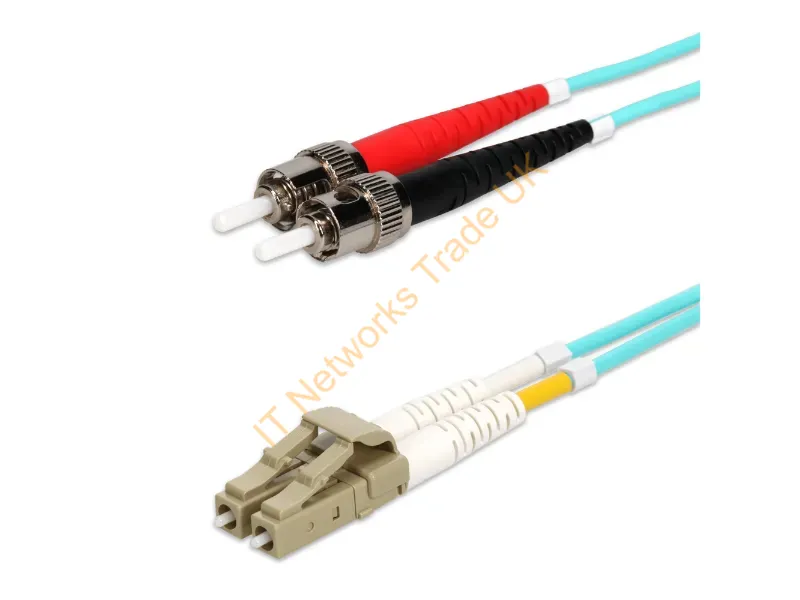ADD-ST-LC-100M5OM4LZ - Addon Networks Add-St-Lc-100M5Om4Lz Infiniband/Fibre Optic Cable 3937" (100 M) 2X St 2X Lc Lomm Aqua Color