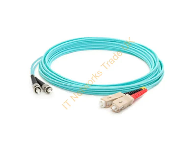 ADD-ST-SC-50M5OM3 - Addon Networks Add-St-Sc-50M5Om3 Infiniband/Fibre Optic Cable 1968.5" (50 M) Turquoise
