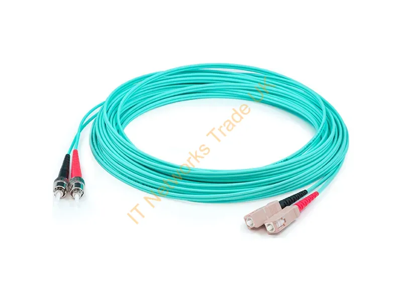 ADD-ST-SC-75M5OM4 - Addon Networks Add-St-Sc-75M5Om4 Infiniband/Fibre Optic Cable 2952.8" (75 M) Ofnr Aqua Color