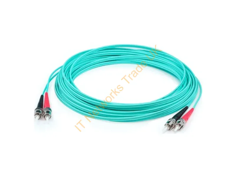 ADD-ST-ST-100M5OM4LZ - Addon Networks Add-St-St-100M5Om4Lz Infiniband/Fibre Optic Cable 3937" (100 M) Lomm Aqua Color
