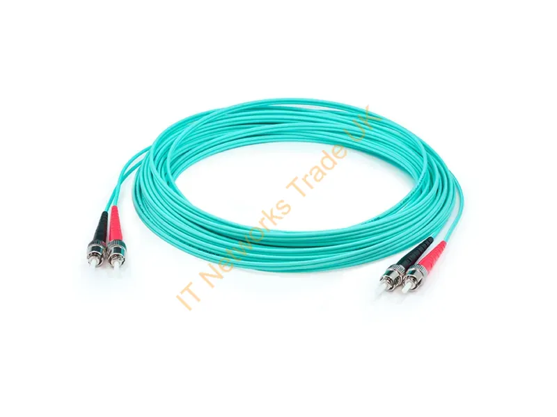 ADD-ST-ST-100M5OM4P - Addon Networks Add-St-St-100M5Om4P Infiniband/Fibre Optic Cable 3937" (100 M) Lomm Aqua Color