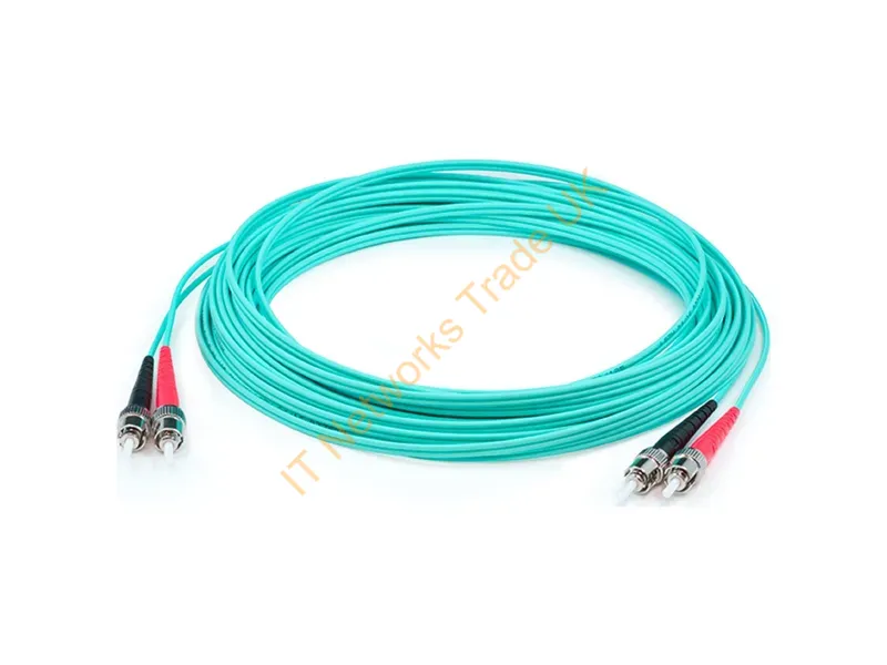 ADD-ST-ST-65M5OM4 - Addon Networks Add-St-St-65M5Om4 Infiniband/Fibre Optic Cable 2559.1" (65 M) Ofnr Aqua Color