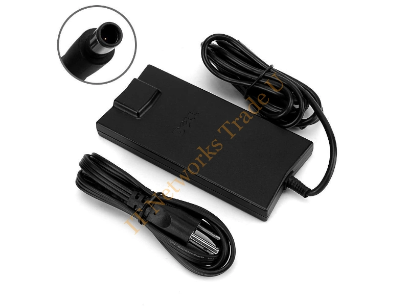 ADP-130DB-B Dell 130W 19.5V 6.7A 5mm Smart Tip AC Adapter with Power Cable Power Adapter