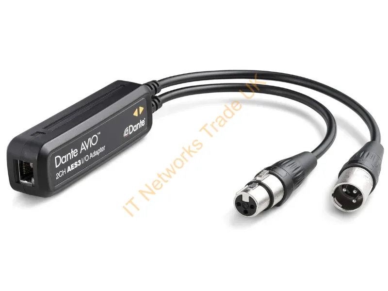 ADP-AES3-AU-2X2 - Strategic Sourcing Audinate Dante Avio 2X2 Aes3/Ebu I/O Adapter For Dante Audio Network
