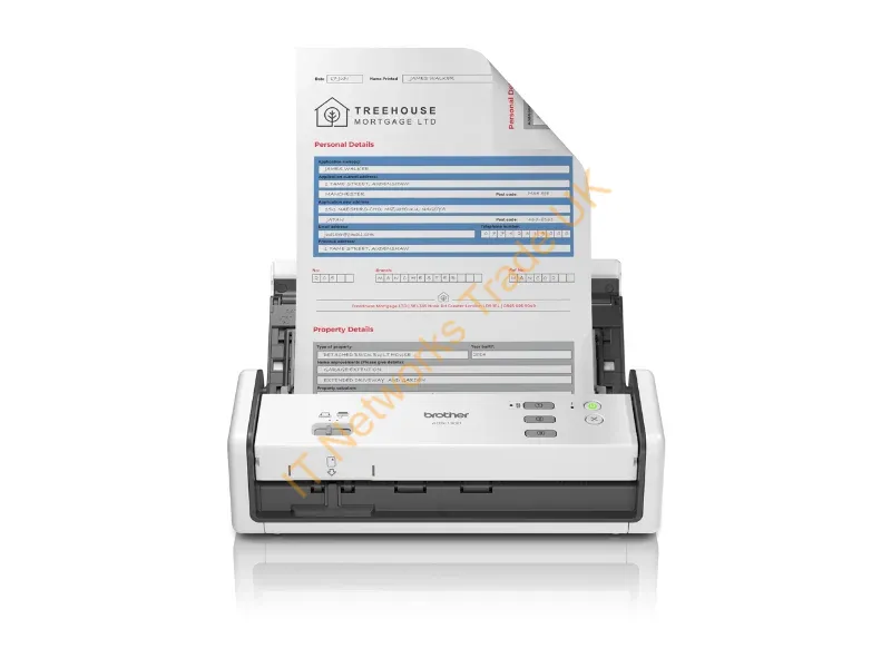 ADS1300ZU1 - Brother ADS-1300 ADF scanner 600 x 600 DPI A4 White