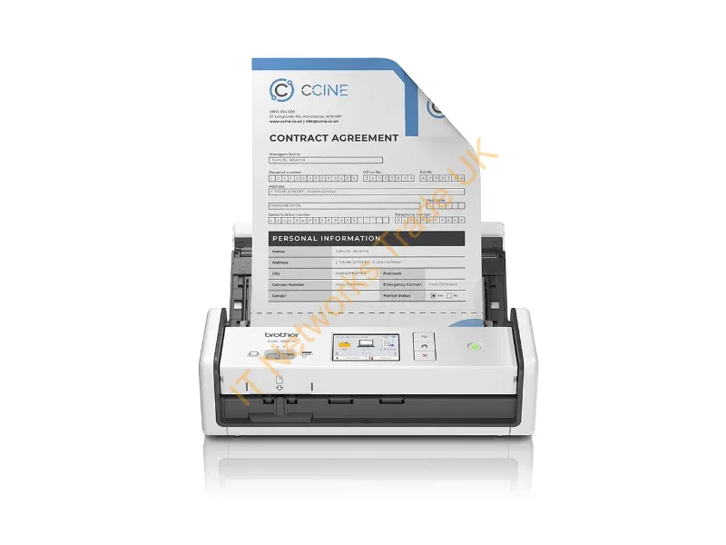 ADS1800WZU1 - Brother ADS-1800W ADF scanner 600 x 600 DPI A4 White