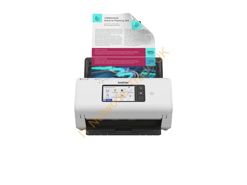 ADS4700WRE1 - Brother ADS-4700W scanner ADF + Sheet-fed scanner 600 x 600 DPI A4 Black, White