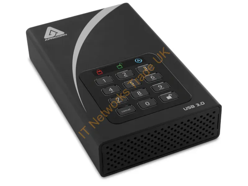ADT-3PL256-16TB - Apricorn Aegis Padlock Dt External Hard Drive 16 Tb Black