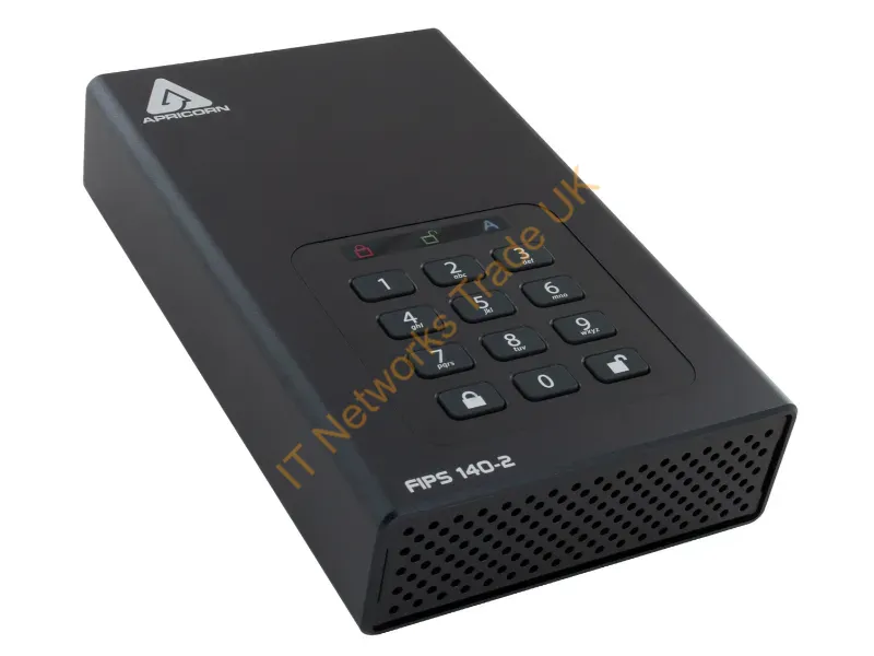 ADT-3PL256F-20TB - Apricorn Aegis Padlock Dt Fips External Hard Drive 20 Tb Black