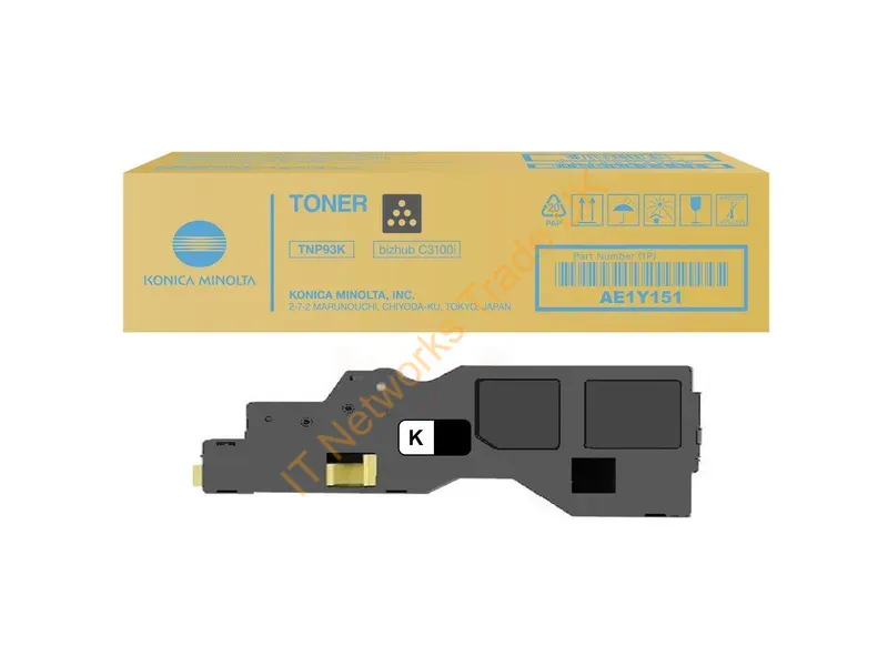 AE1Y151 - Konica Minolta AE1Y151/TNP-93K Toner black, 6K pages ISO/IEC 19752 for KM Bizhub C 3000 i