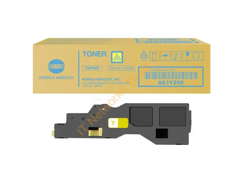 AE1Y250 - Konica Minolta AE1Y250/TNP-92Y Toner yellow, 4K pages ISO/IEC 19752 for KM Bizhub C 3120 i