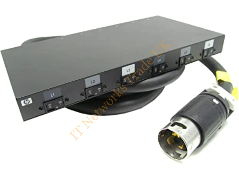 AF519A HP 6-Outlets 40A 208V 14.4kVA 1U Rack-Mountable Power Distribution Unit