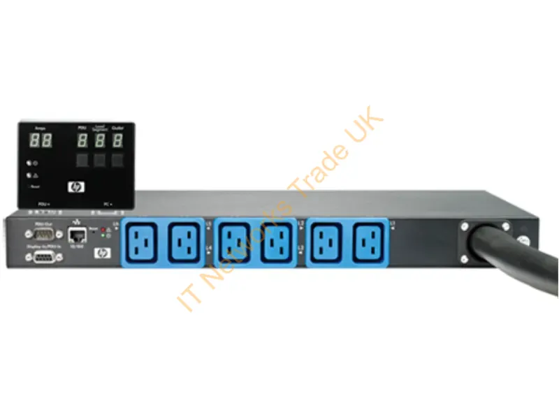 AF526A - Hpe 16A 3 Phase Intl Core Only Intelligent Modular Pdu Power Distribution Unit (Pdu) 6 Ac Outlet(S) Black, Blue