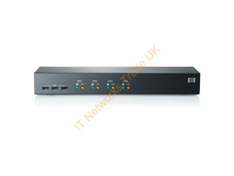 AF611A HP 1x4 USB/PS2 KVM Console Switch KVM Switch