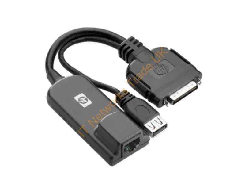 Hewlett Packard Enterprise KVM Console USB 8-pack Interface Adapter Black KVM cable