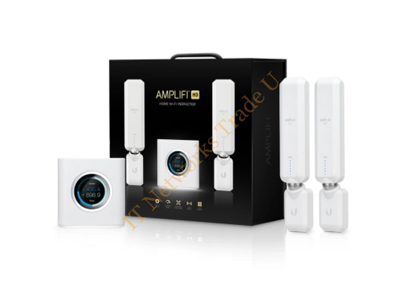 AFI-HD - Ubiquiti Networks AmpliFi HD Dual-band (2.4 GHz / 5 GHz) Gigabit Ethernet White network wireless router