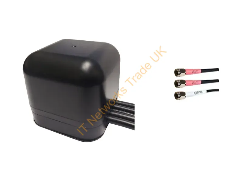 AG43-MW-2WG - Ag Antenna Group Ag43 3-Lead 2Xwifi Gps-Mw Network Antenna Omni-Directional Antenna Sma 26 Dbi