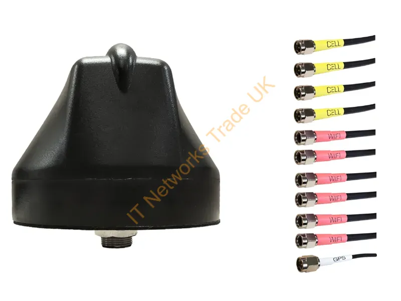 AG611-BB-4CG6W - Ag Antenna Group Ag611 Network Antenna Mimo Directional Antenna Sma 9 Dbi