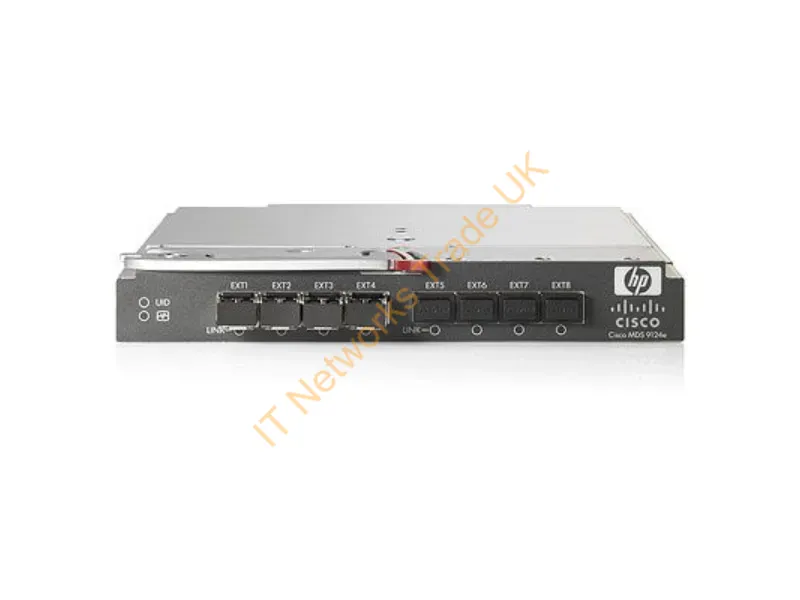 AG641A HP MDS 9124e 12 Ports 4Gb Fibre Channel + 2 x SFP Rackmountable Fabric Network Switch