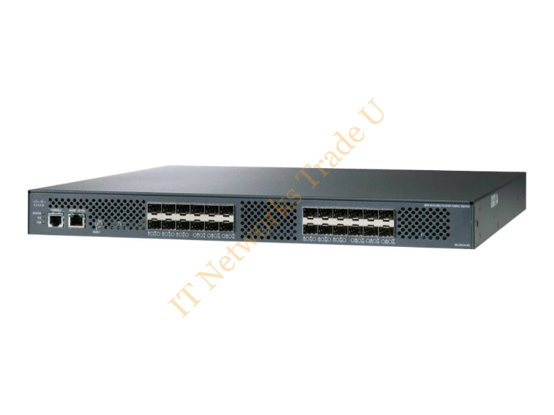 AG648A HP MDS 9124 24 Ports 4Gb Fibre Channel 1U Rackmountable Fabric Network Switch