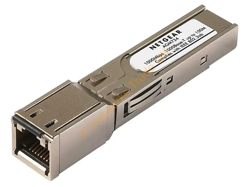 AGM734-10000S Netgear ProSafe 1000Base-T SFP RJ-45 GBIC Transceiver Module