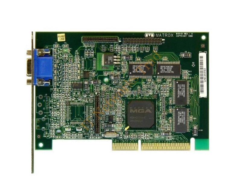 AGP-G100A-8M Matrox Graphics 8MB AGP with VGA Output Video Graphics Card