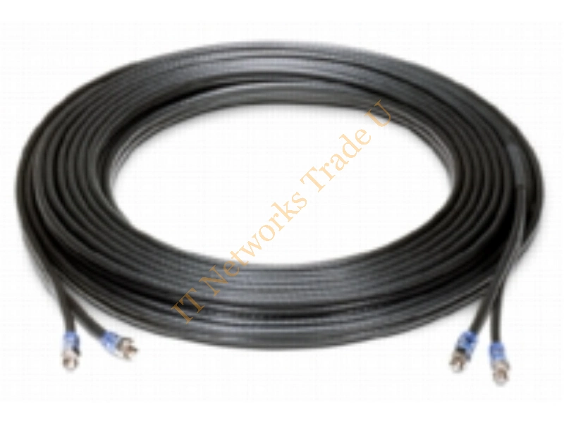 Cisco Aironet Power Injector Cable, RG-6, 30 m 30m Black networking cable