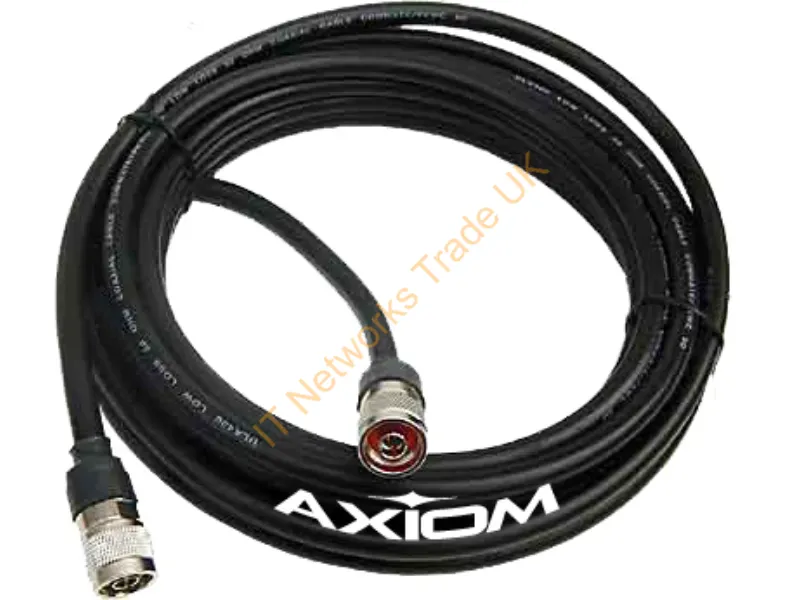 AIR-CAB100ULL-R-AX - Axiom Air-Cab100Ull-R-Ax Coaxial Cable 1200" (30.5 M) Rp-Tnc Black