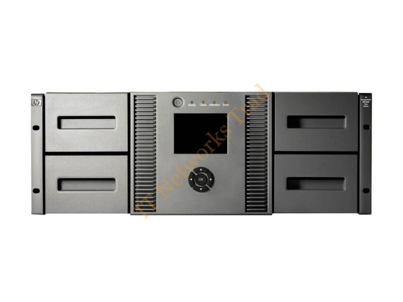AJ036A HP StorageWorks MSL4048 Tape Library 1 x Drive/48 x Slot 38.4TB (Native) / 76.8TB (Compressed) Fibre Channel Tape Drive Storage